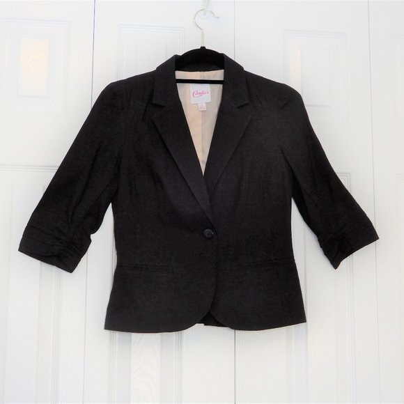 Candie’s Classic Black Blazer in size S - Picture 1 of 9